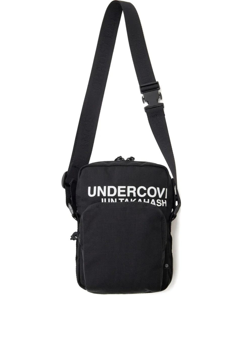 Undercover Borsa a spalla con stampa logo - Nero