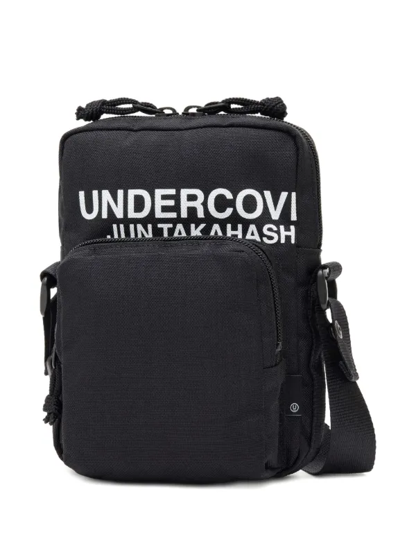 Undercover logo-print Shoulder Bag | Black | FARFETCH BN