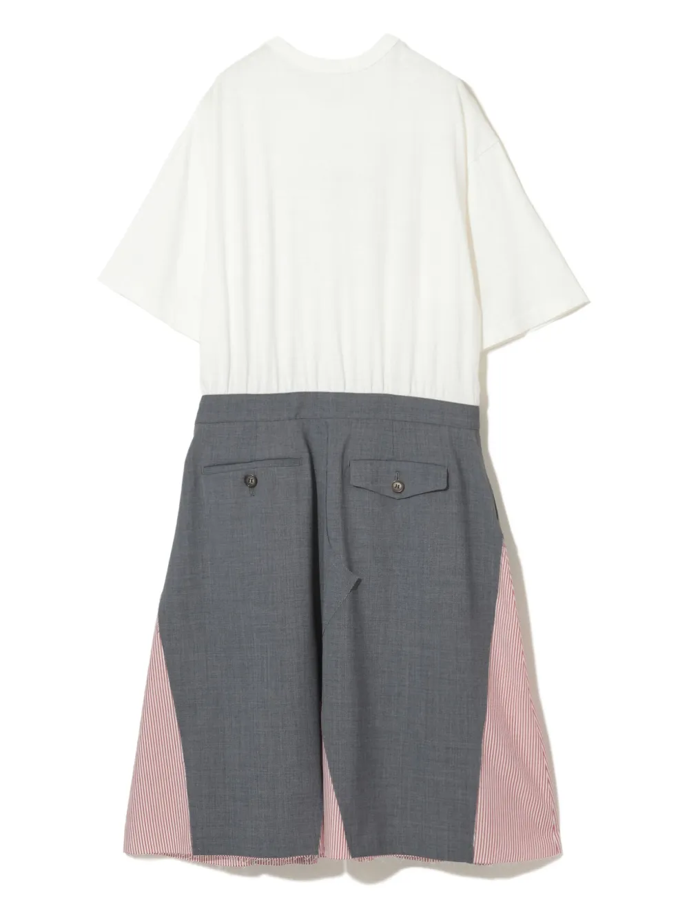 Undercover Geplooide jurk met eenhoornprint Wit