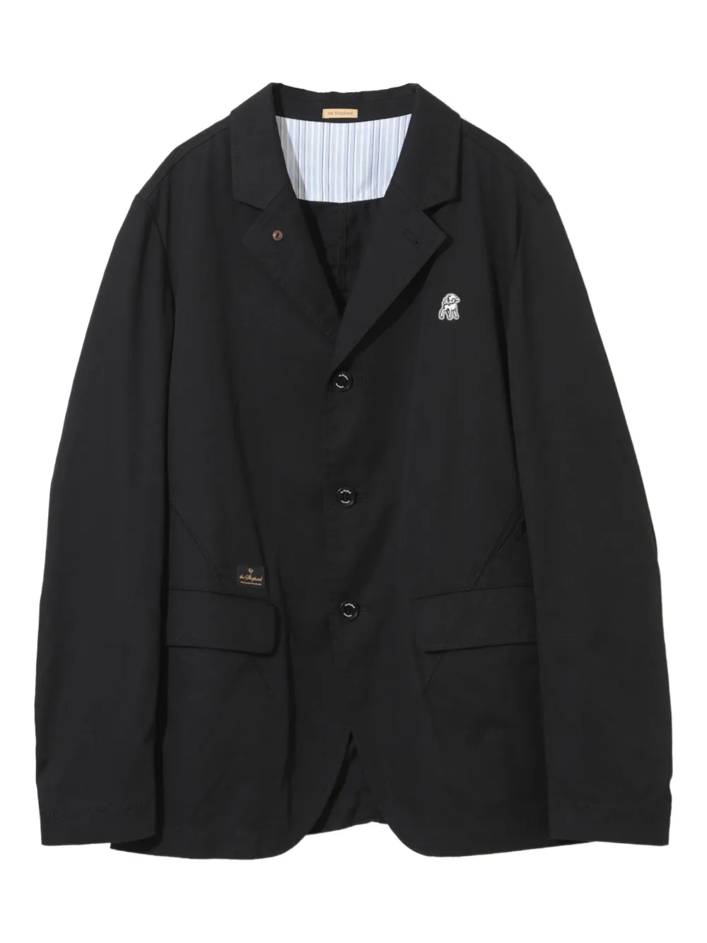Undercover lamb-embroidered button jacket | Black | Image 1