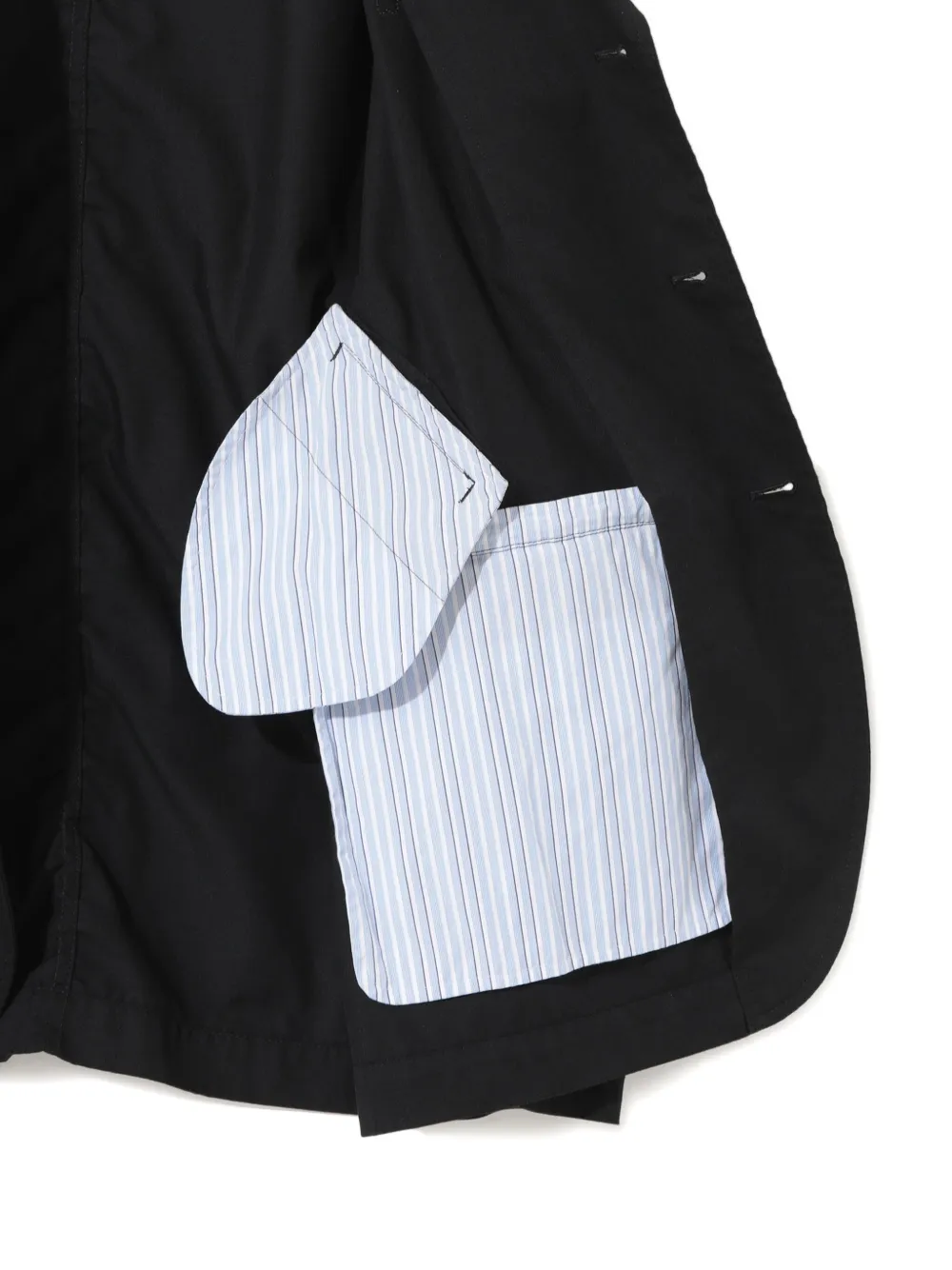 Undercover lamb-embroidered button jacket Zwart