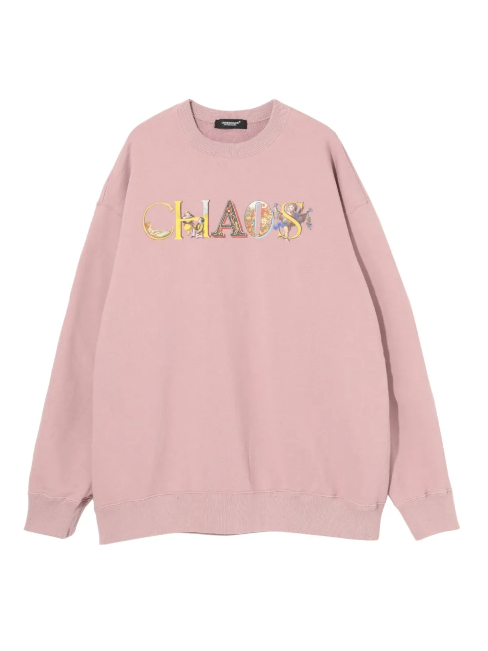 Undercover chaos-print sweater Roze