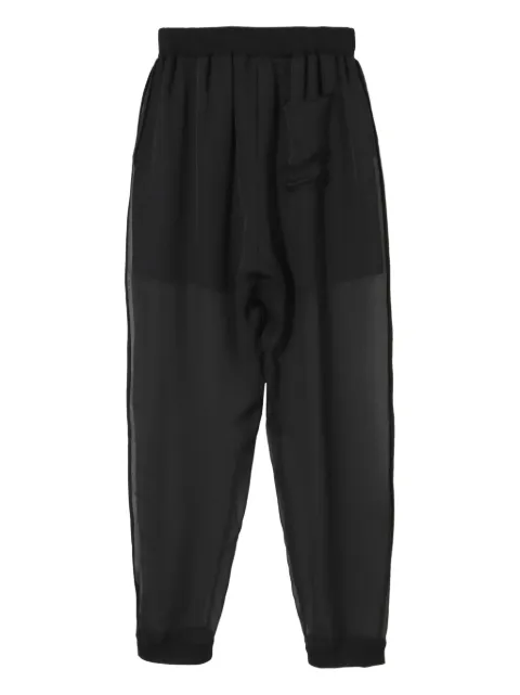 Undercover elasticated-waist tapered trousers
