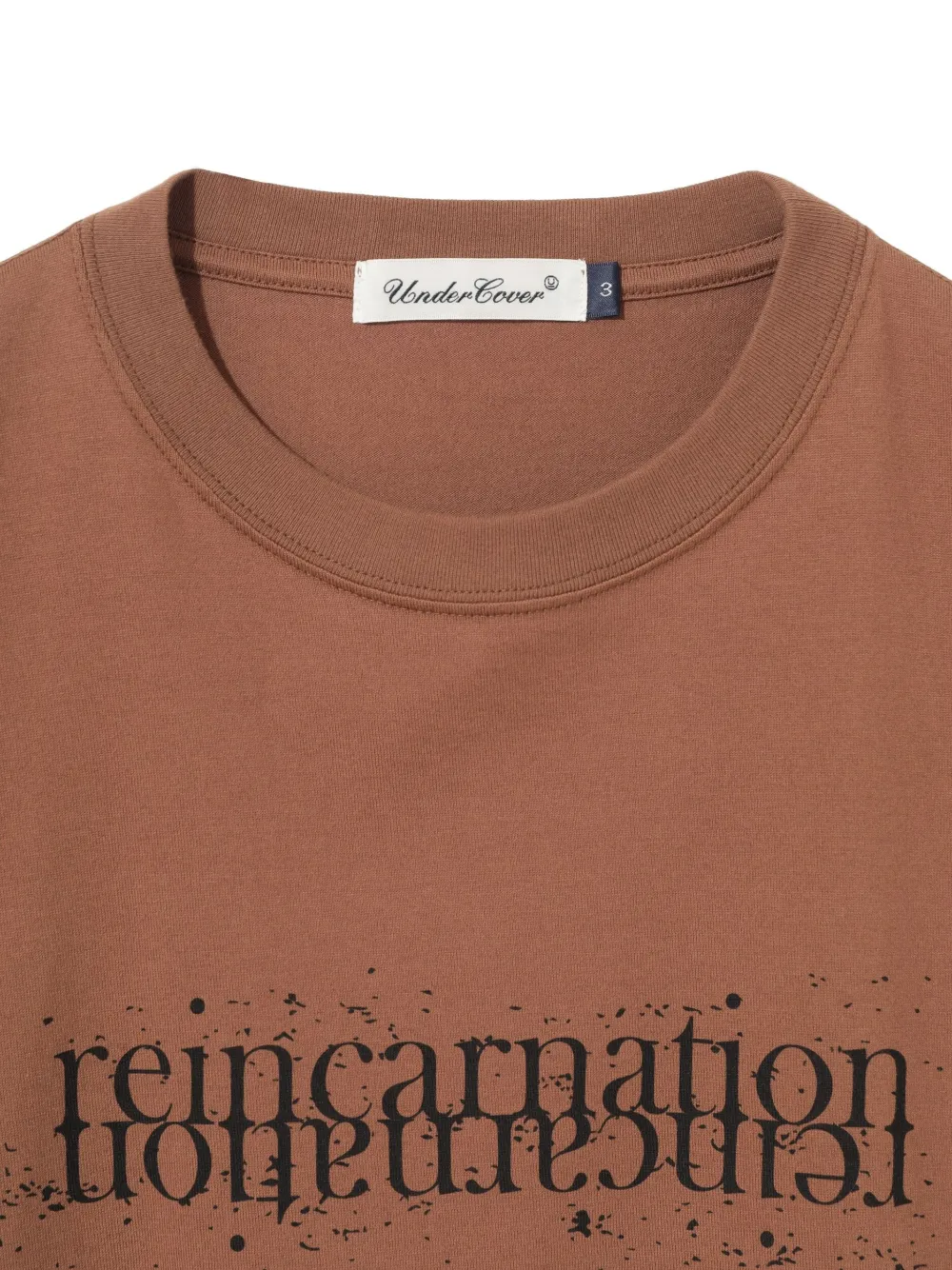Undercover T-shirt met print Bruin