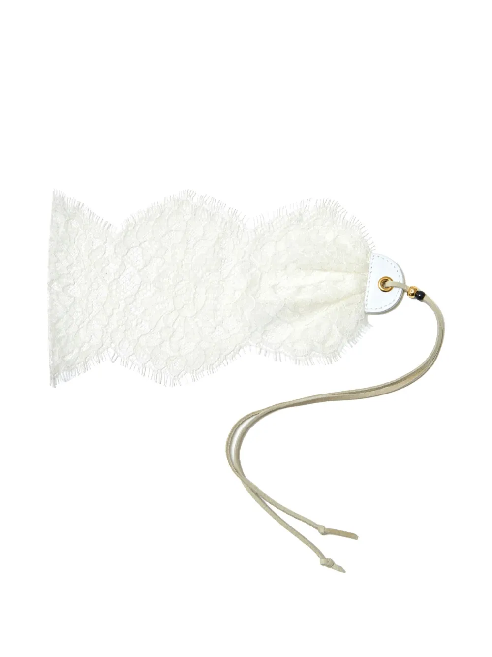 Undercover lace-detailing choker - Wit