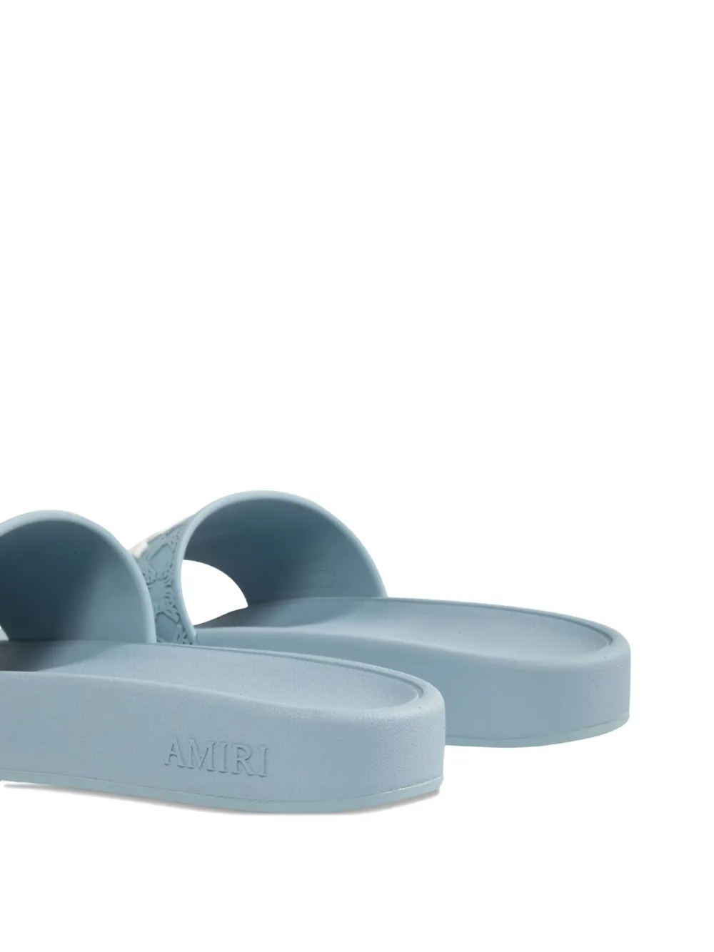 AMIRI Ma Quad embossed-logo slides Blue