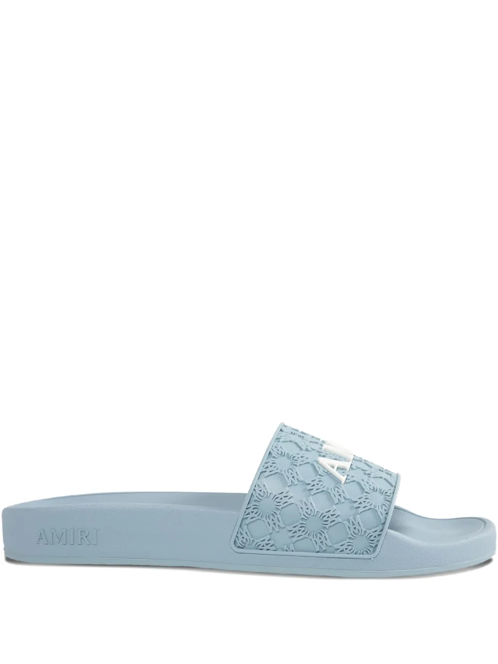 AMIRI Ma Quad embossed-logo slides Blue
