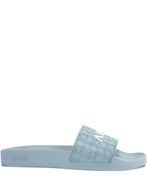 AMIRI Ma Quad embossed-logo slides