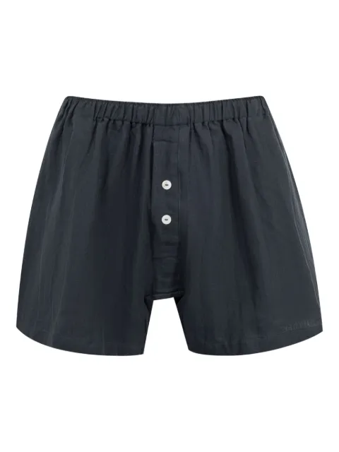 Deiji Studios linen shorts set