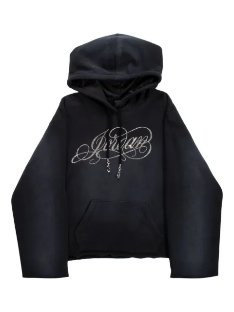 Jordan logo-embellished cropped hoodie