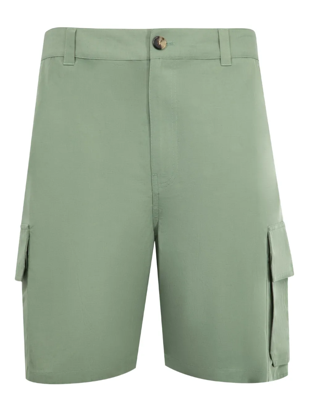 LOEWE linen cargo shorts | gris | Image 1