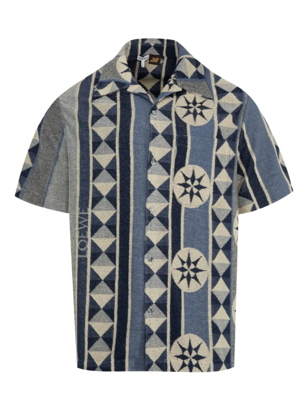 patterned short-sleeves shirt