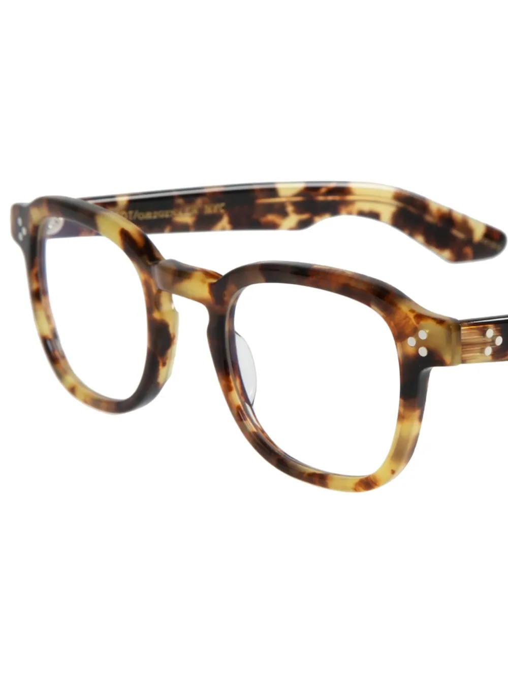 Moscot Dahven tortoiseshell-effect glasses | Men | Image 2