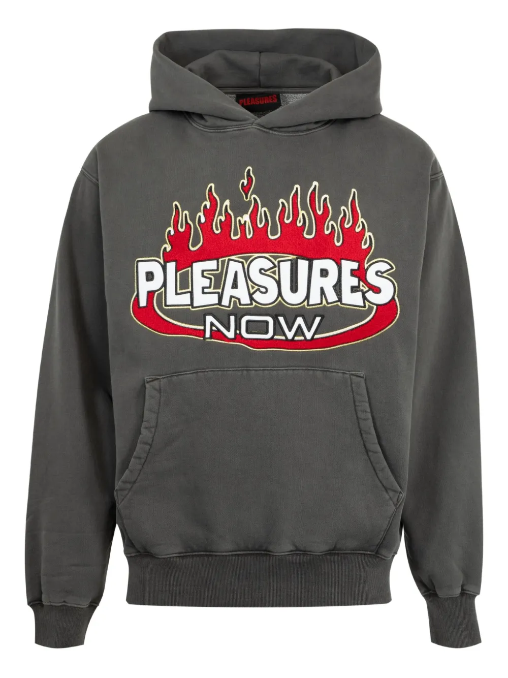 Pleasures flame-print hoodie | negro | Image 1
