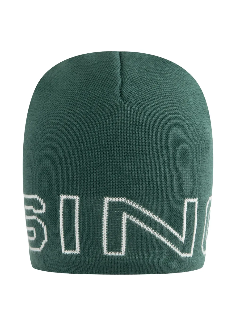 logo-jacquard beanie