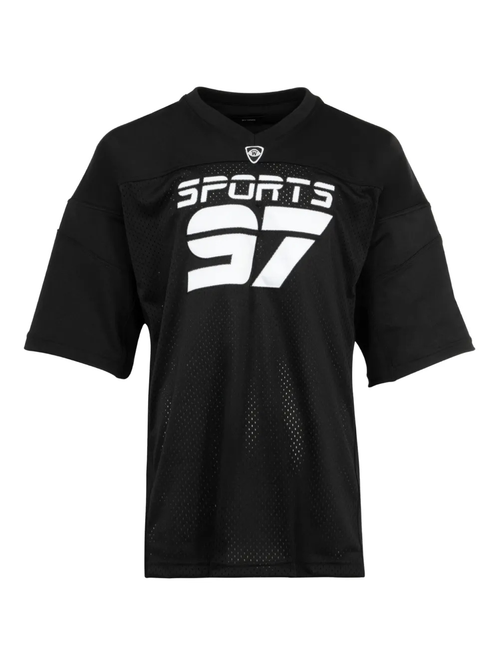 Willy Chavarria V-neck jersey | negro | Image 1