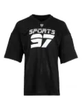 Willy Chavarria V-neck jersey - Black