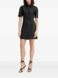 Patrizia Pepe open-back button-front dress - Black