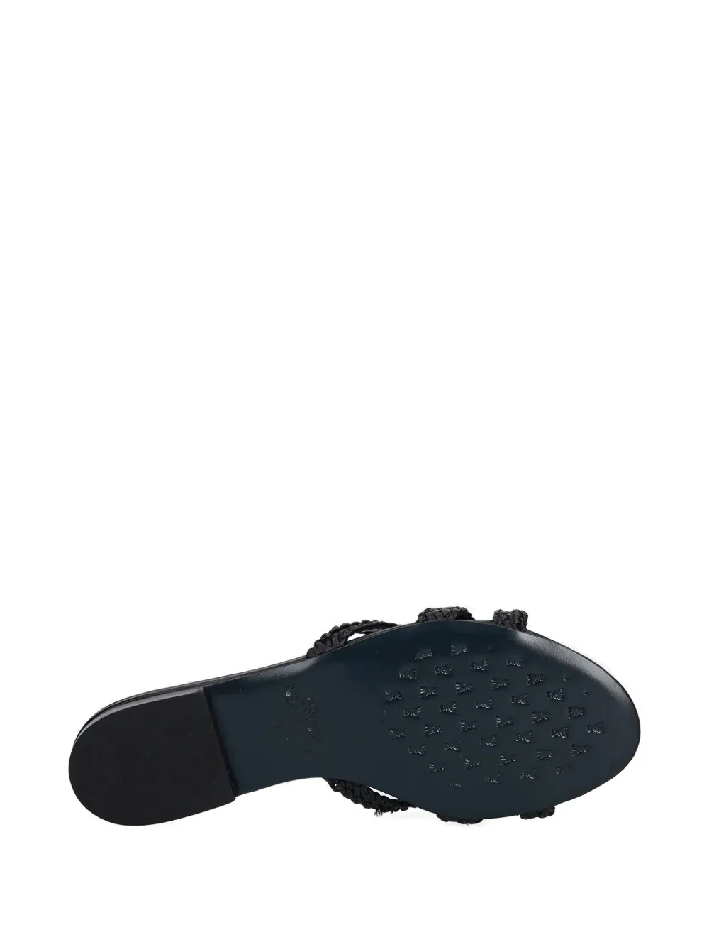 Patrizia Pepe braided slides Black