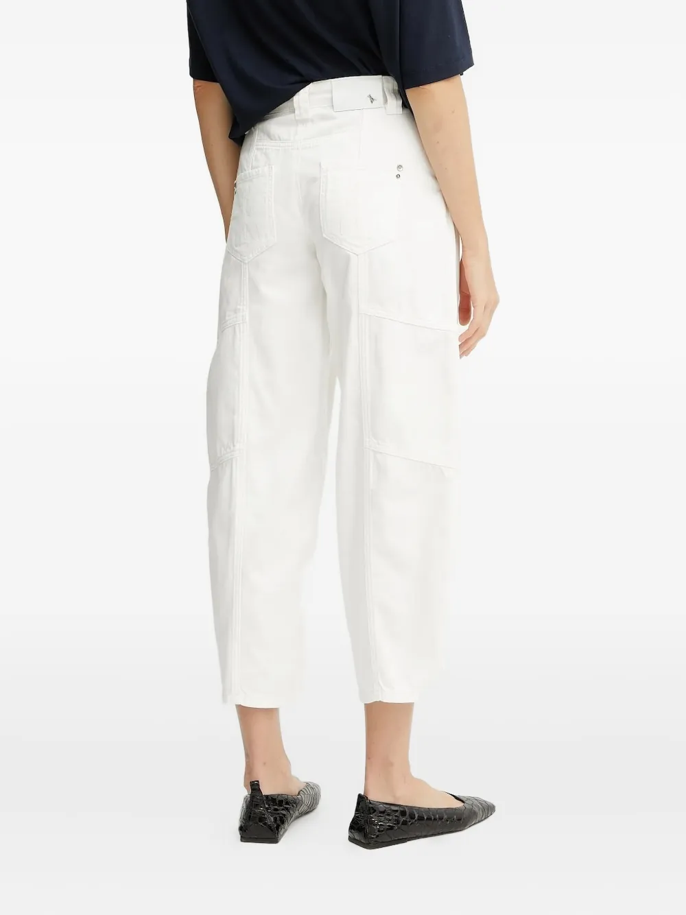 Patrizia Pepe patch pocket jeans | Tapered Jeans | Image 2
