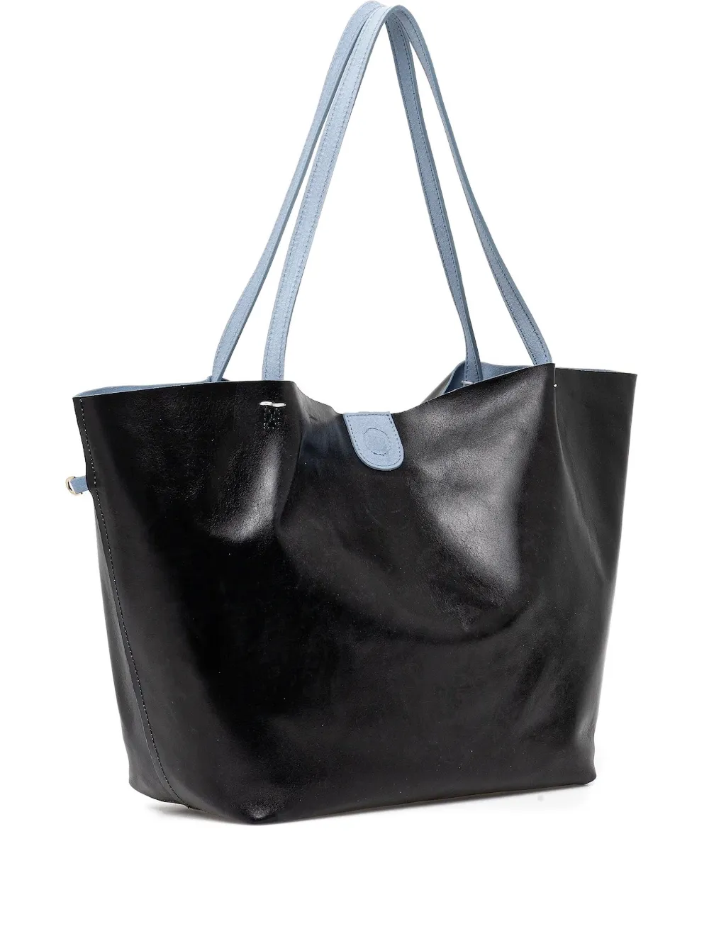 Patrizia Pepe embossed-logo tote bag Blauw