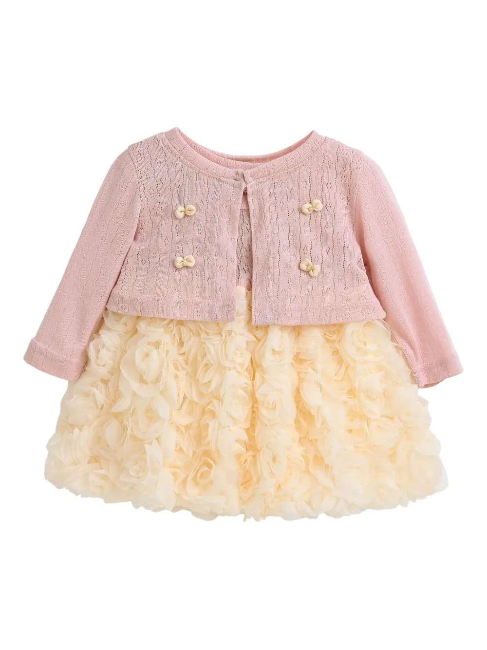 Tulleen ensemble à fleurs appliquées | Robes habillées | Image 2