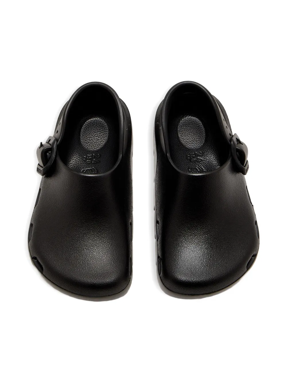 Birkenstock Kids Klompen met gesp Zwart