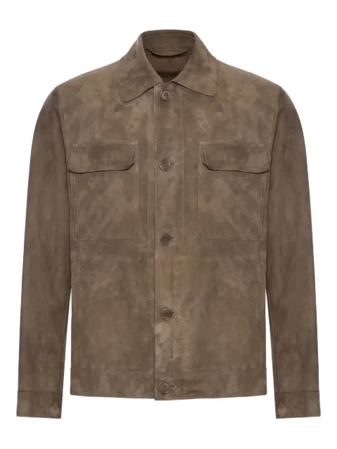 Salvatore Santoro suede button-up jacket