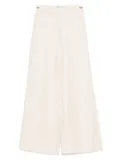 Max Mara linen-blend wide-leg trousers - Neutrals