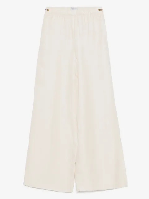 Max Mara linen-blend wide-leg trousers