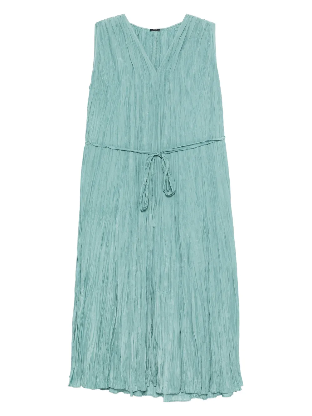 pleated midi dress