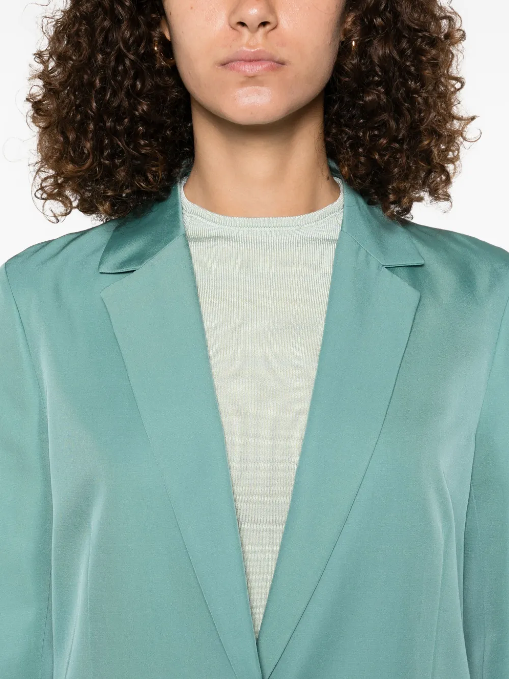 JOSEPH Blazer met enkele knoop Groen
