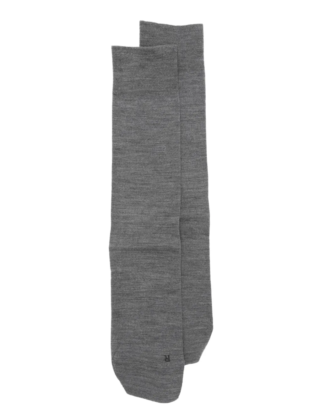 ribbed-top socks