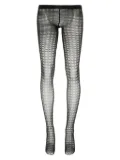 Falke honeycomb-pattern tights - Black