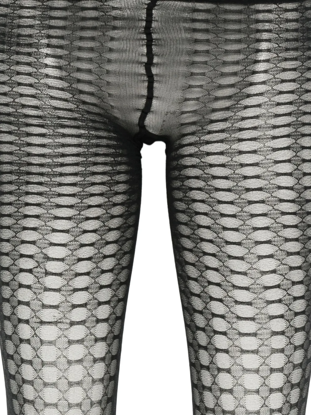 Falke Honeycomb-pattern Tights In Black