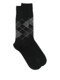 Falke argyle-pattern socks - Black