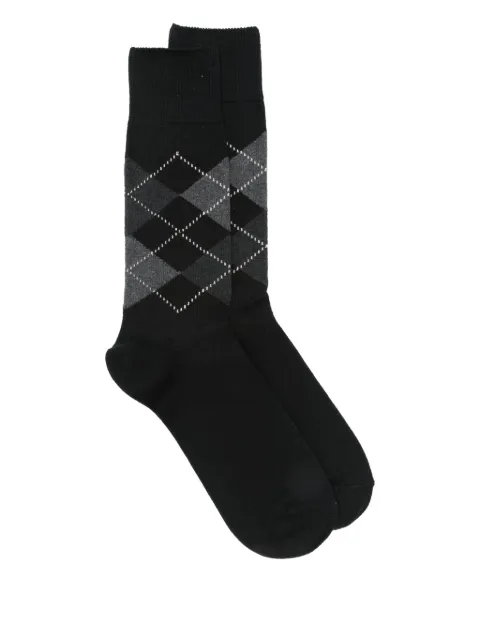 Falke argyle-pattern socks