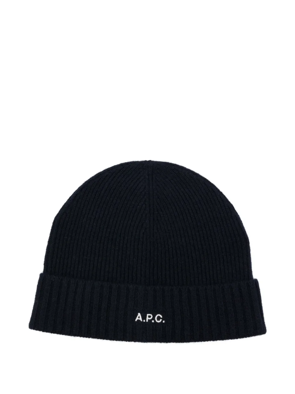 A.P.C. Geribbelde muts Blauw