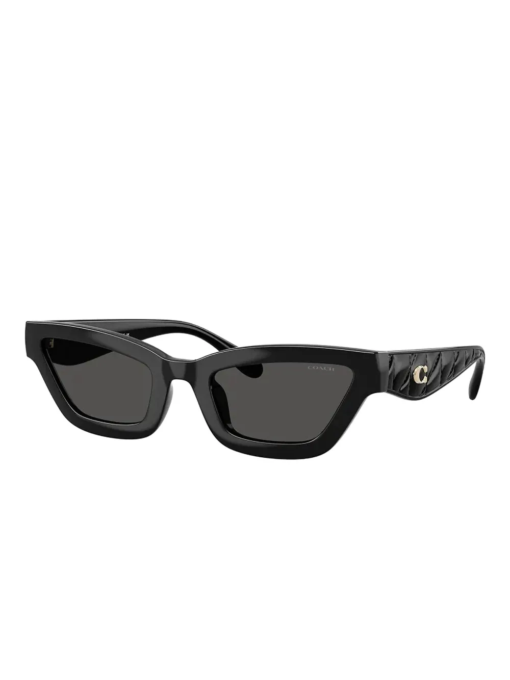 Coach Zonnebril met cat-eye montuur Zwart