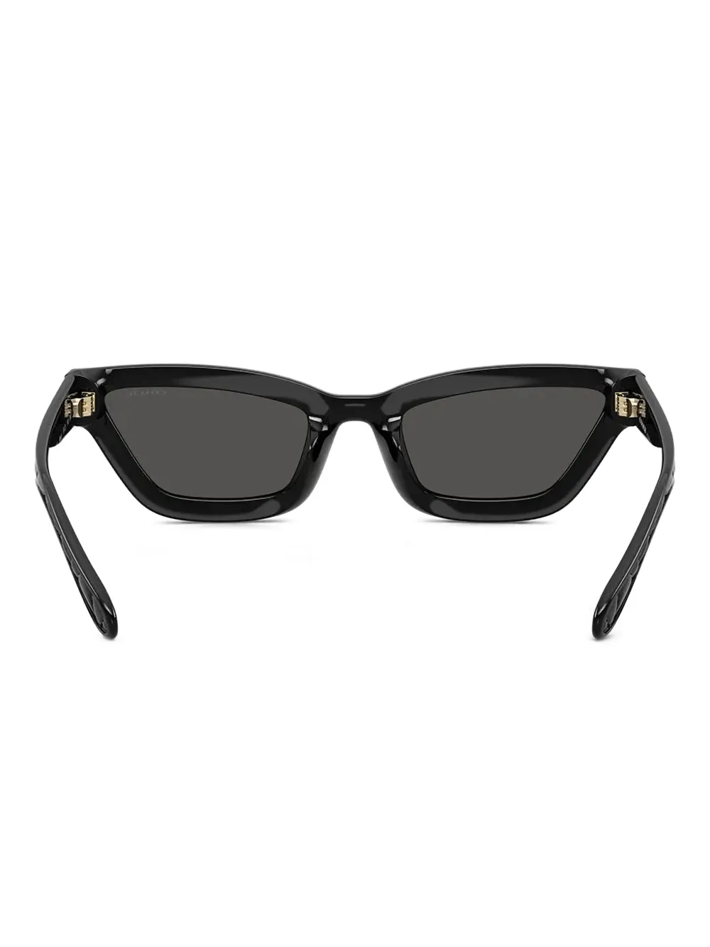 Coach Zonnebril met cat-eye montuur Zwart