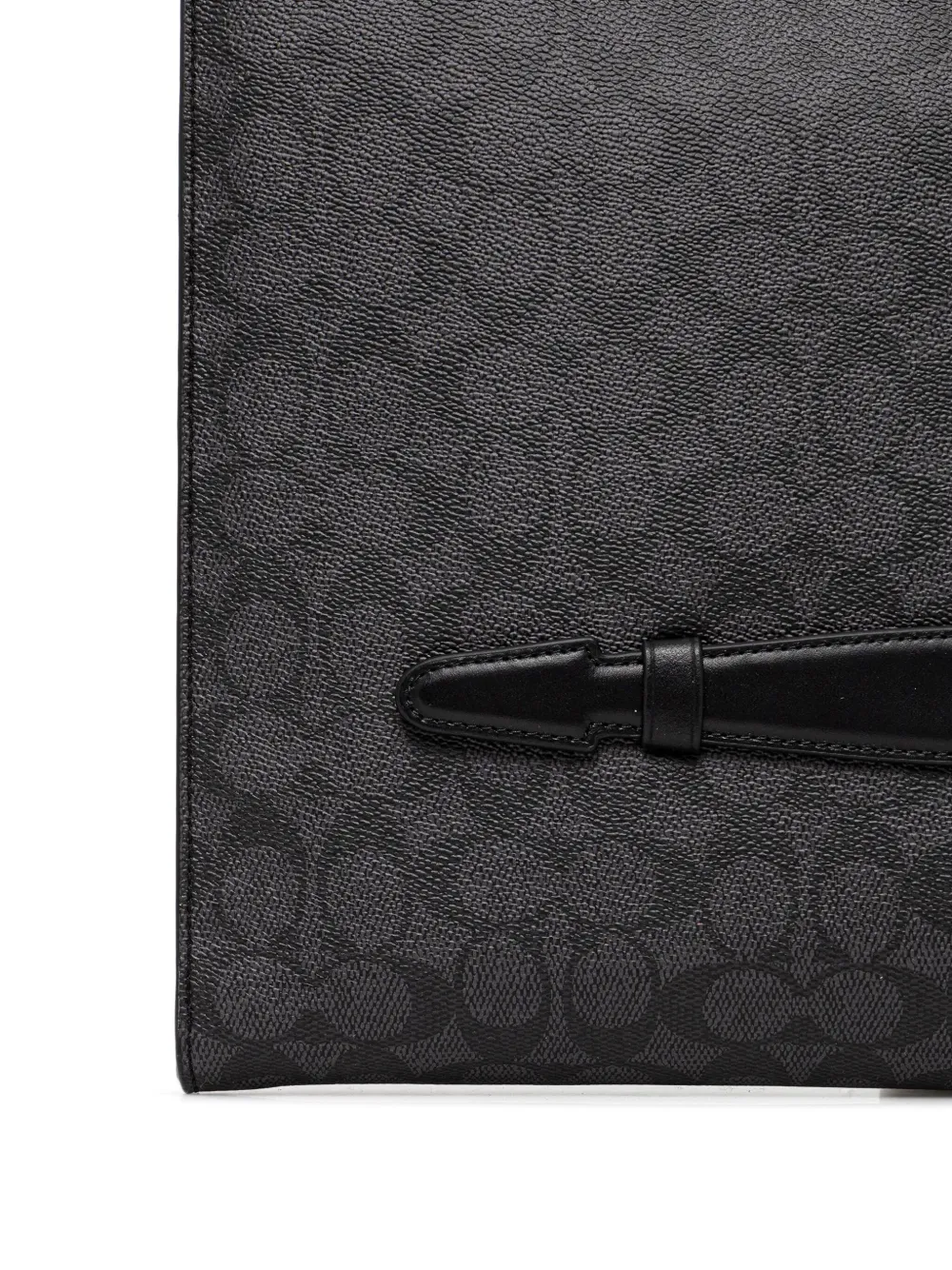 Coach Manhattan canvas laptoptas Zwart