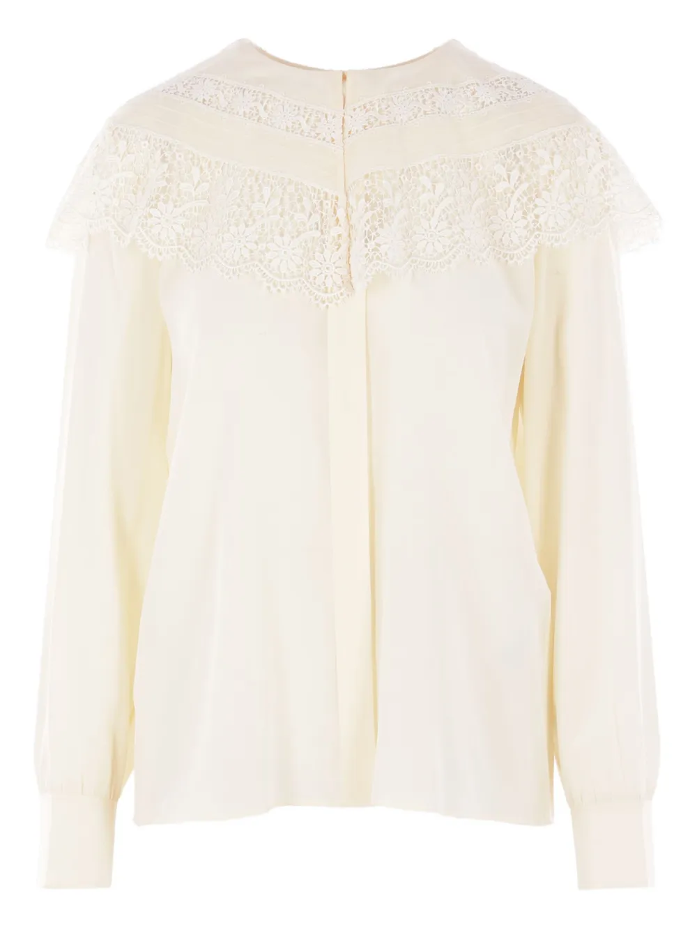 Chloé Zijden top Wit