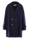 Chloé buttoned double-breasted coat - Blue