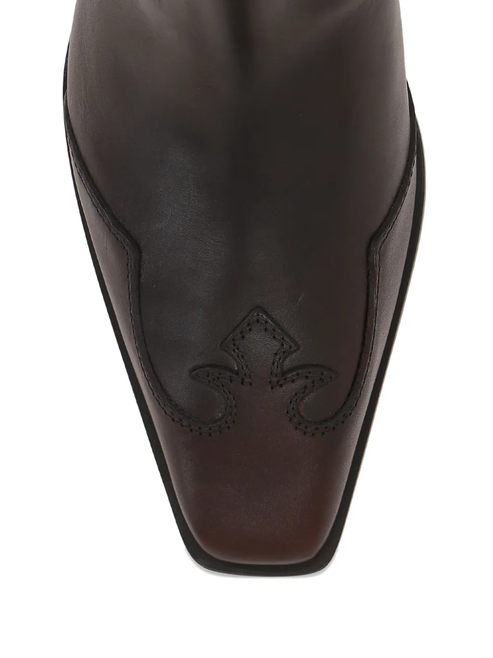 Paris Texas 50 mm Bettina laarzen met vierkante neus Bruin