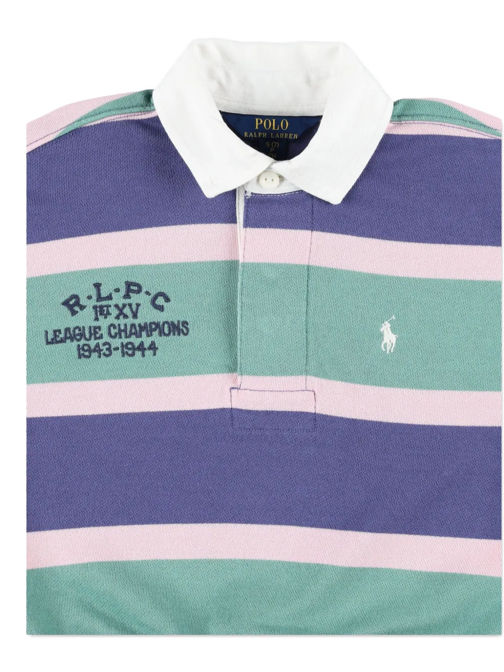 Polo Ralph Lauren Striped Polo Shirt In Blue
