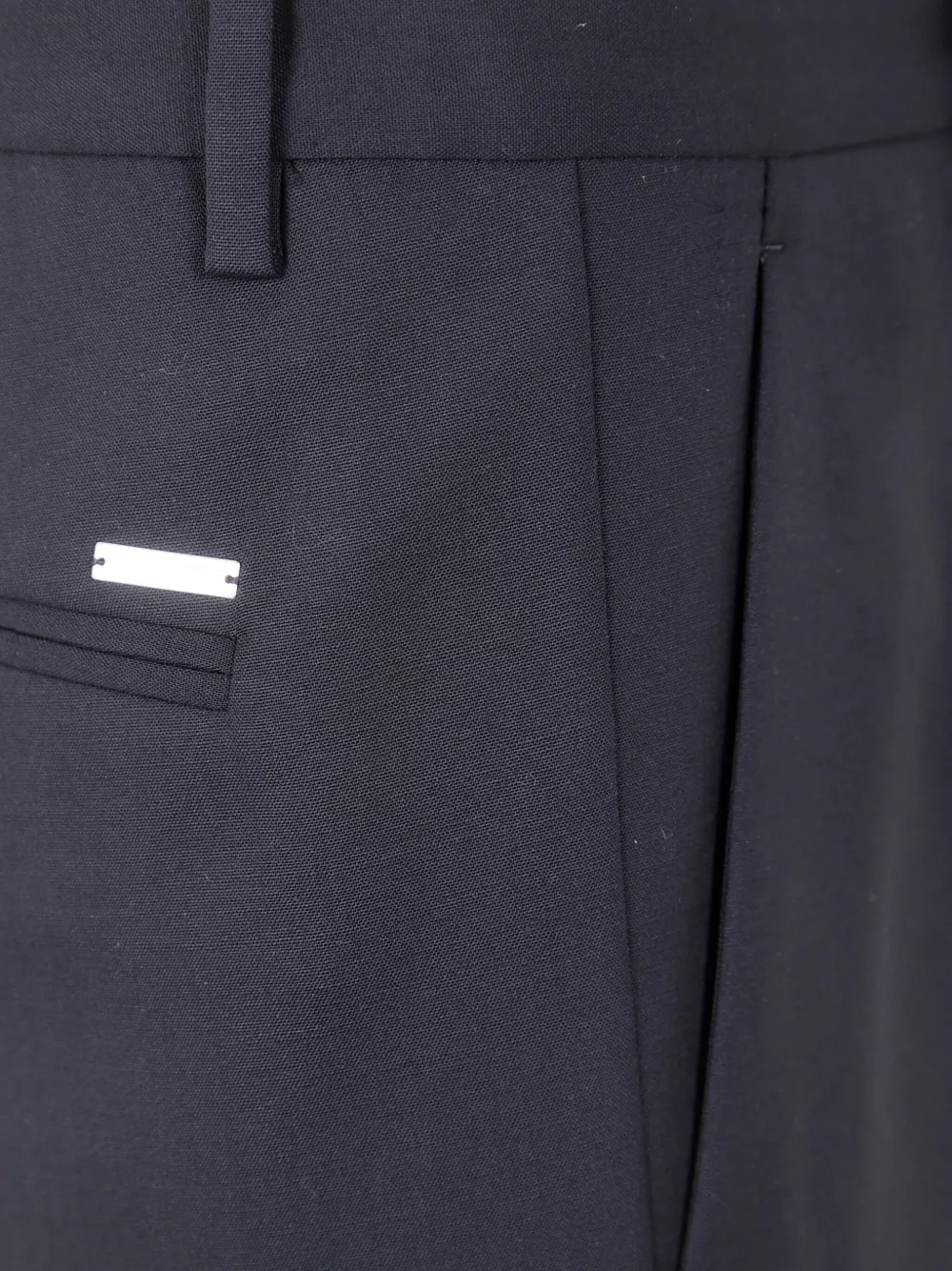 DSQUARED2 Wollen plooibroek Zwart
