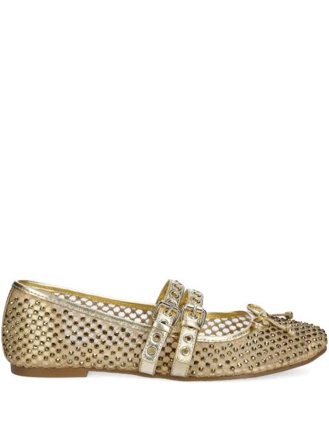 GUESS USA Kayann embellished buckle ballet flats