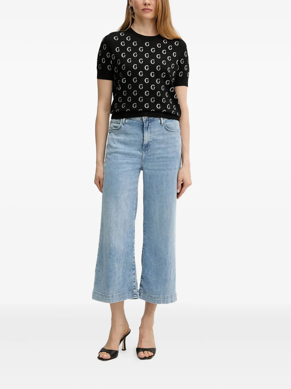 GUESS USA Cropped jeans - Blauw
