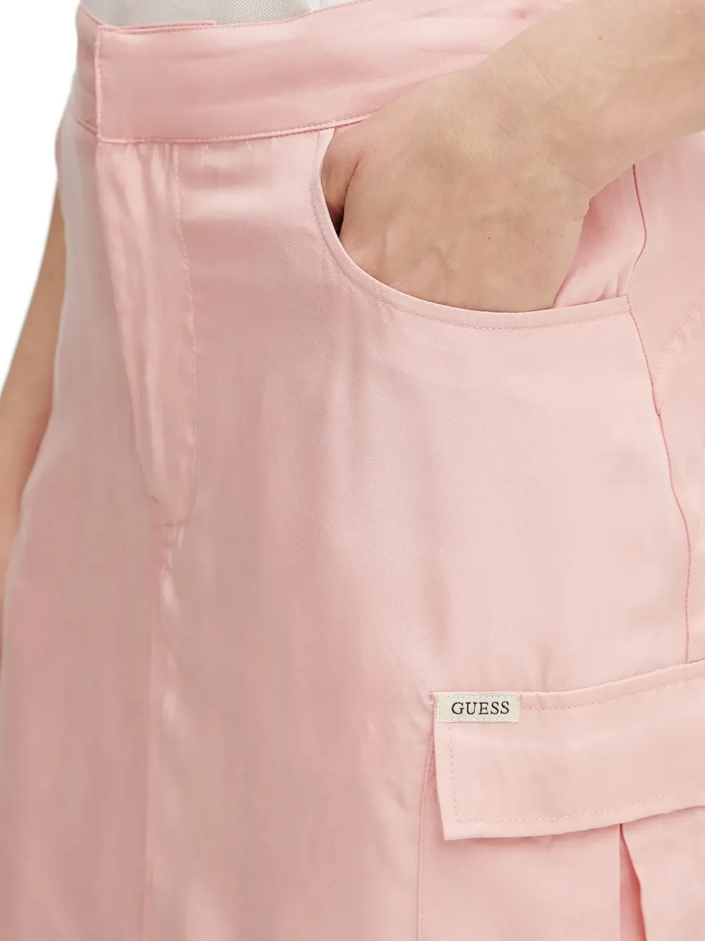 GUESS USA Rok met opgestikte zak Roze