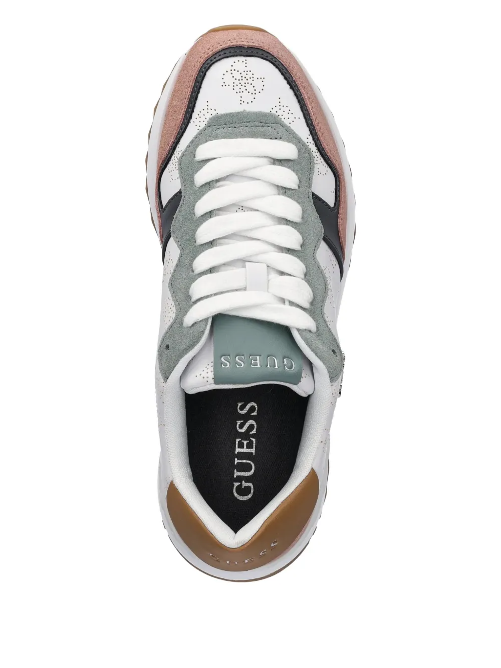 GUESS USA Sneakers met plateauzool en logodetail Wit